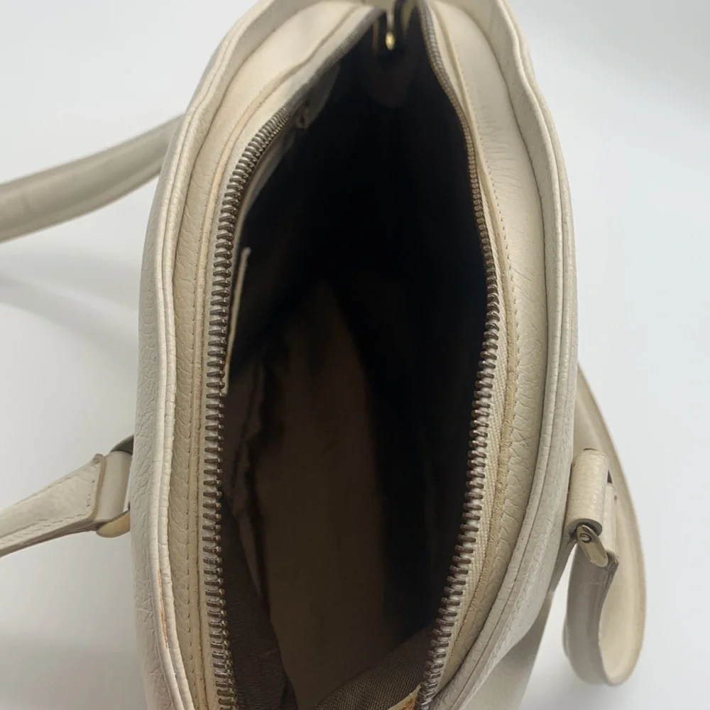 Vintage Coach Classic White Leather Bag - Picture 13 of 16